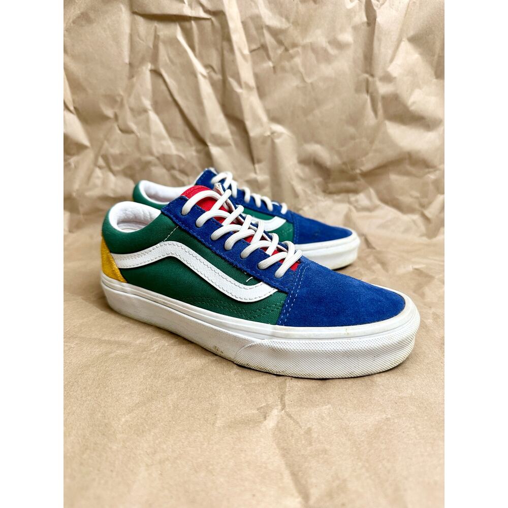Vans Old Skool Yacht Club Shoes Suede Canvas Retro Vibrant Low Top Sneakers 5.5